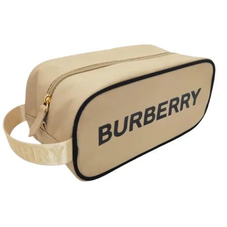 Vintage Light Brown Canvas Cosmetic Bag – Rustic Charm Meets Practical Storage